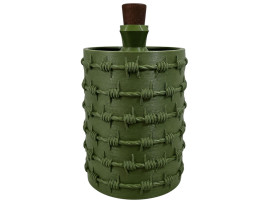 Акриловий водний для куріння з кришкою Green