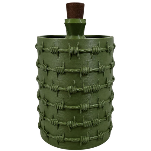 Акриловий водний для куріння з кришкою Green