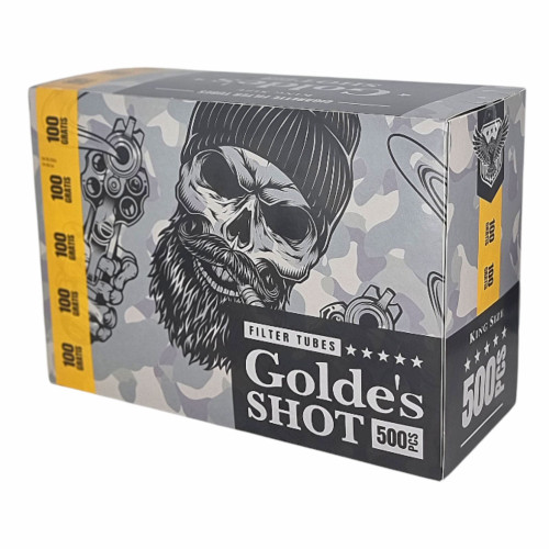 Гільзи для набивання сигарет 500 Golde's Shot - 8мм