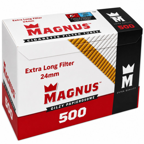 Гільзи для сигарет Magnus Extra Long 500 (24мм)