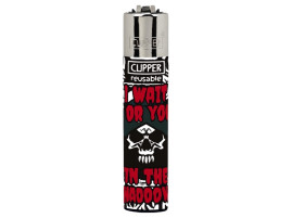 Зажигалка Clipper Classic "Skulls Shadows" #3