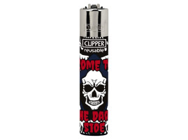 Зажигалка Clipper Classic "Skulls Shadows" #4