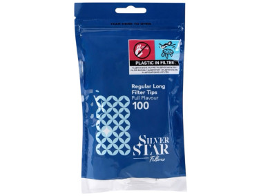 Фільтри для самокруток Silver Star 8х22мм 100 шт.