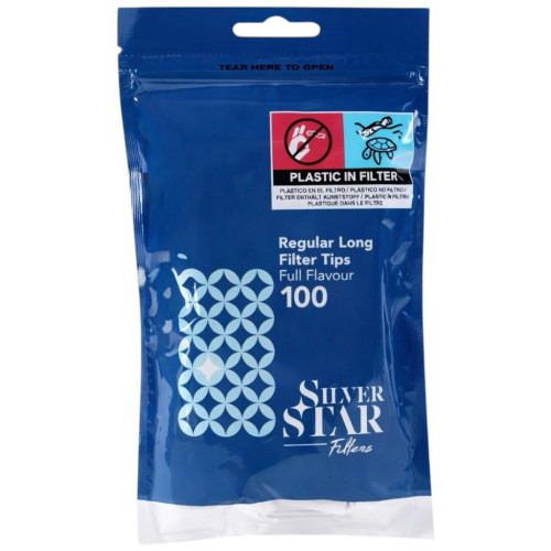 Фільтри для самокруток Silver Star 8х22мм 100 шт.