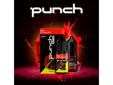 Набір для самозамішування Punch Red Pleassure 30 мл 50 мг зі смаком вишні, троянди та лимона