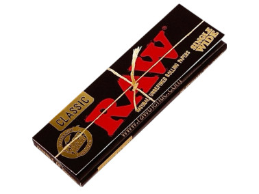 Папір для самокруток RAW Black Single Wide