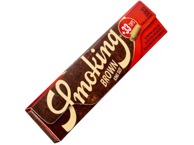 Папір для самокруток Smoking Brown 110 мм KS + Фільтри Tips