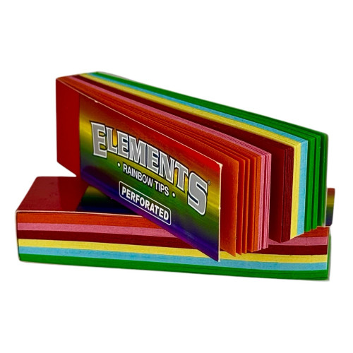 Картонні фільтри для самокруток Elements Raibow Tips (50 шт)