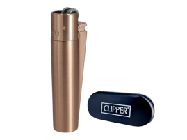 Зажигалка Clipper металл Rose Gold (мат)
