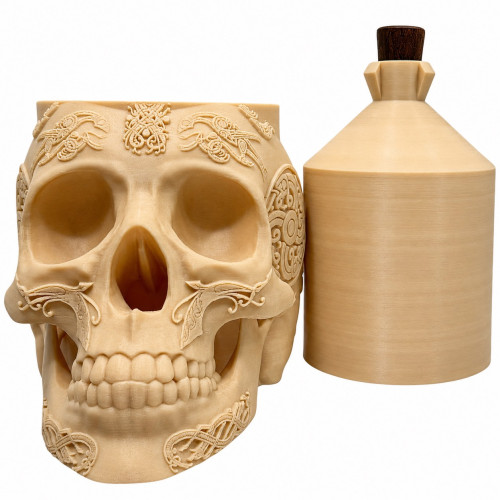Акриловий водний для куріння Scull Beige