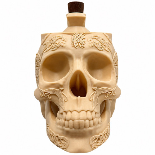 Акриловий водний для куріння Scull Beige