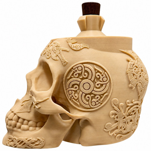 Акриловий водний для куріння Scull Beige