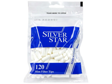 Фільтри для самокруток Silver Star 6х15мм
