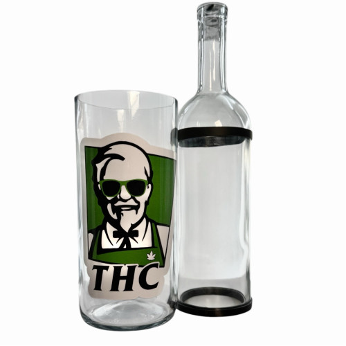 Водний для куріня з скла «THC»