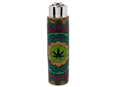 Запальничка багаторазова Clipper "Natural cork" у корковому чохлі