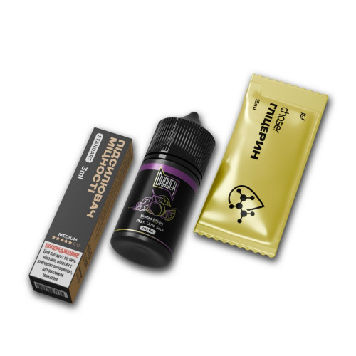 Набір для самозамісу Chaser Black Sour Plum Lime 30 мл 50 мг зі смаком сливи та лайму