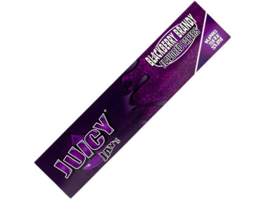 Папір для самокруток JUICY JAY’S BLACKBERRY BRANDY KING SIZE SLIM зі смаком ожини