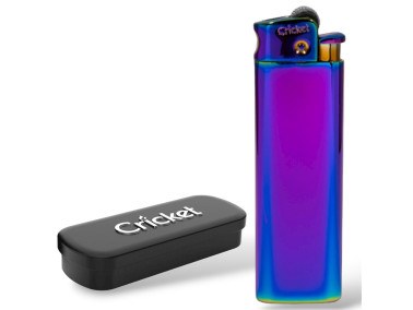 Запальничка Cricket Deluxe метал турбо Chameleon