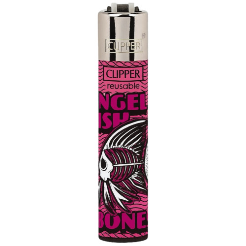 Запальничка Clipper Skeleton Fish Series Pink
