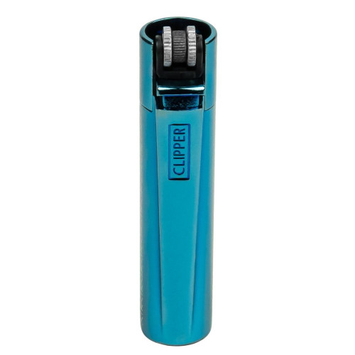 Запальничка метал Clipper Display Blue