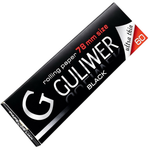 Бумага для самокруток GULIWER BLACK 78мм