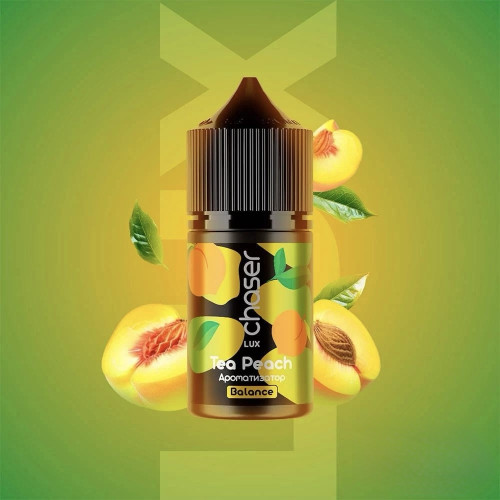 Набір для самозамісу Chaser Lux Tea Peach 65 мг 30 мл зі смаком персикового чаю