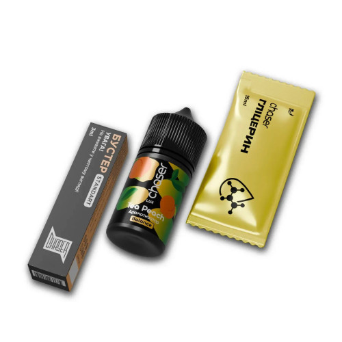 Набір для самозамісу Chaser Lux Tea Peach 65 мг 30 мл зі смаком персикового чаю