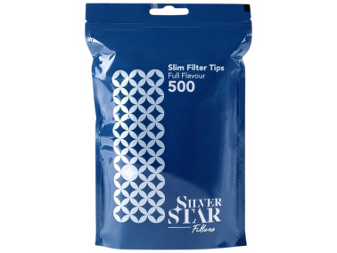 Фільтри для самокруток Silver Star 6х15мм 500 шт.