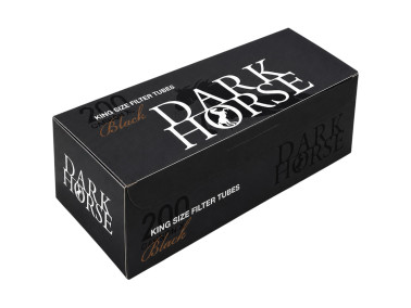 Гільзи для цигарок Dark Horse Carbon Black King Size 200 шт 24 мм