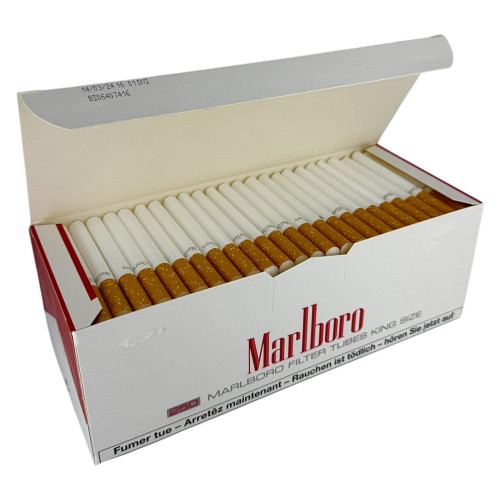 Гільзи для сигарет "Marlboro" (червоні) 250 шт. 24 мм