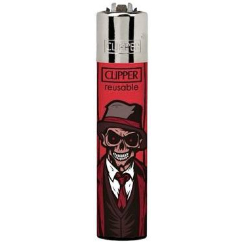 Запальничка Clipper mini "Stylish Skulls" #1
