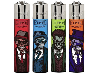 Запальничка Clipper mini "Stylish Skulls"