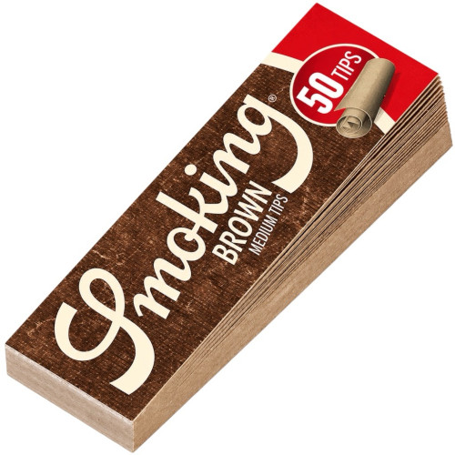 Фільтри для самокуток SMOKING BROWN TIPS (50 шт)