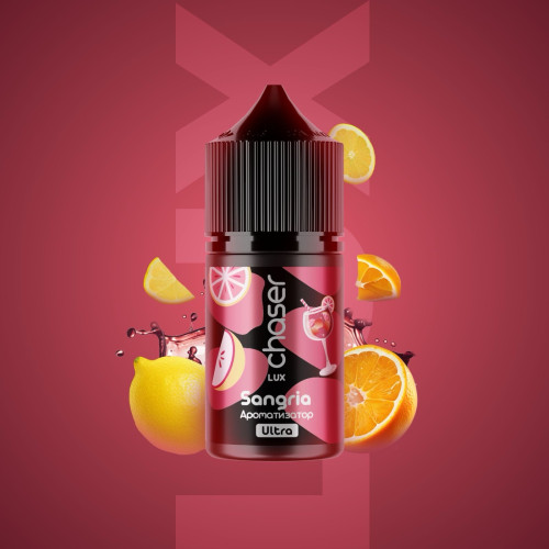 Набір для самозамісу Chaser Lux Sangria 65 мг 30 мл зі смаком сангрії з яблуком і апельсином