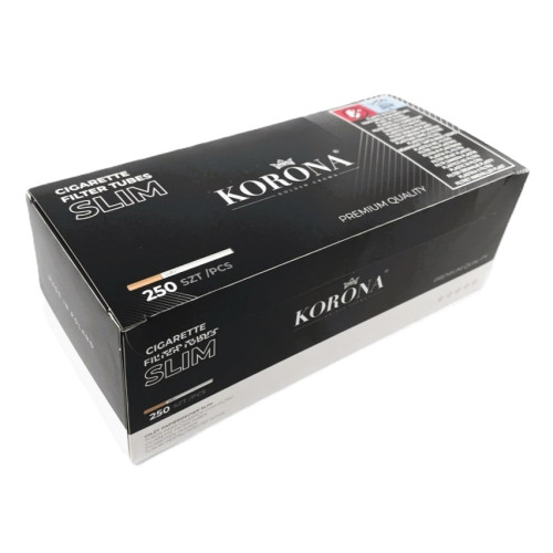 Гільзи для цигарок "Korona Slim! "- 250 шт.