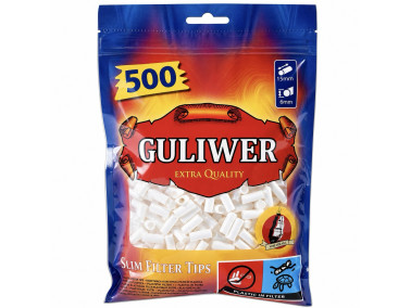 Фільтри для самокруток Guliwer Slim 6х15 мм 500 шт
