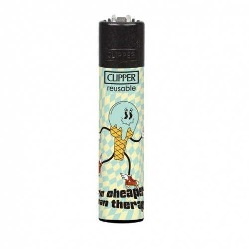Запальничка Clipper Classic Ice Cream Cone Blue