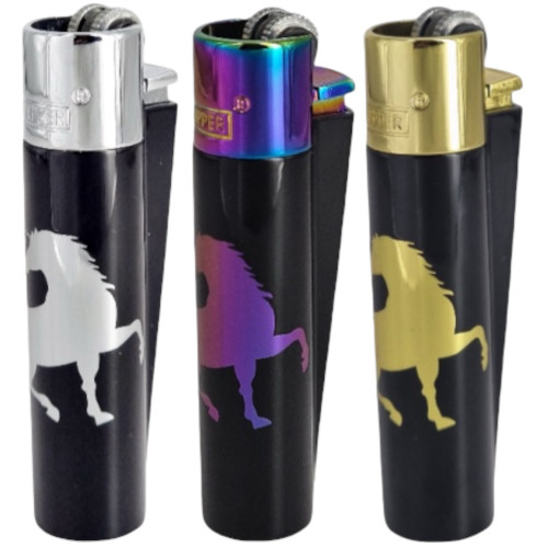 Запальничка Clipper метал Unicorn