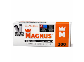 Гільзи для сигарет Magnus Carbon 200 (24мм) з вугіллям
