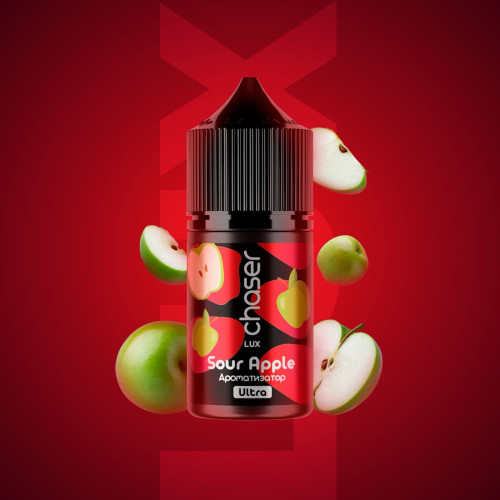 Набір для самозамісу Chaser Lux Sour Apple 50 мг 30 мл зі смаком кислого яблука