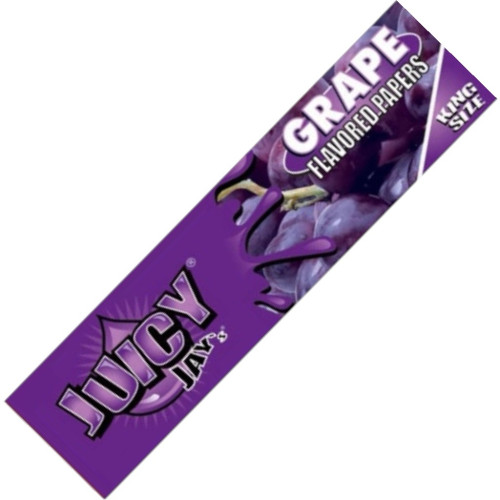 Папір для самокруток JUICY JAY’S GRAPE KING SIZE SLIM зі смаком винограду
