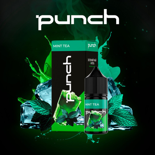Набір для самозамішування Punch Mint Tea 30 мл 50 мг зі смаком зеленого чаю та м'яти