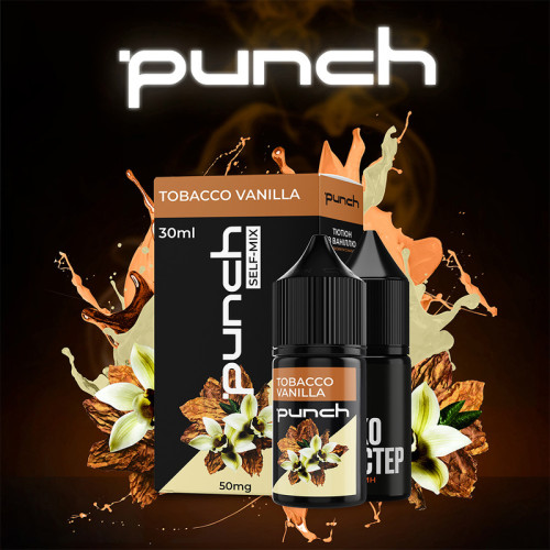 Набір для самозамішування Punch Tobacco Vanilla 30 мл 50 мг зі смаком тютюну з ванілью