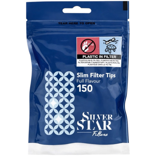 Фільтри для самокруток Silver Star 6х15мм (150шт)