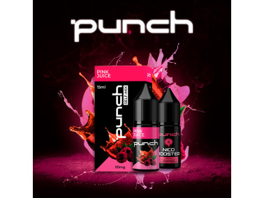 Набір для самозамішування Punch Pink Juice 30 мл 50 мг зі смаком рожевого соку з грейпфрутом, малиною та полуницею