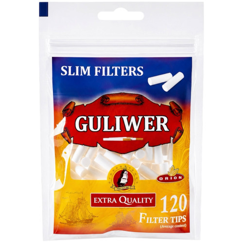 Фільтри для самокруток Guliwer Slim 6х15 мм 120 шт