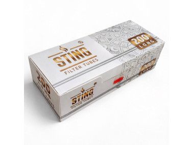 Гільзи для цигарок з білим фільтром Sting white 200шт