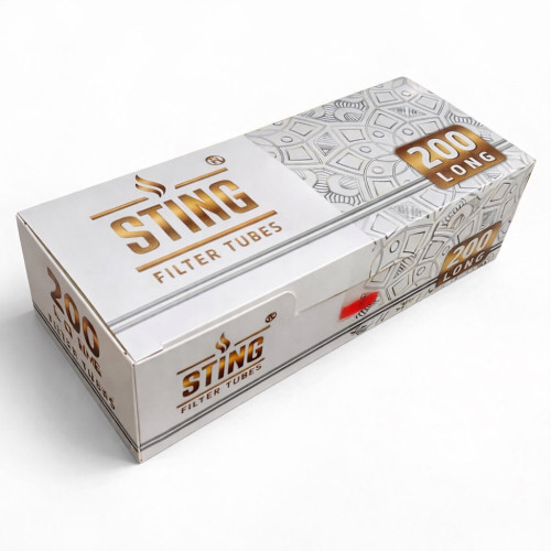 Гільзи для цигарок з білим фільтром Sting white 200шт