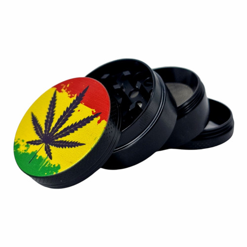 Набір для куріння трави з трубкою з 5 предметів "RASTA"