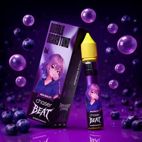 Набір для самозамісу Chaser BEAT Bubble Berry Tune 50мг 30 мл зі смаком чорничної жуйки